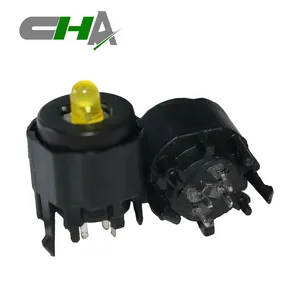 Cha C3002A interruptor de botão de reinicialização série com interruptor de botão de pressão de velocidade única LED para controlador industrial