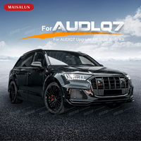 Kit carrosserie en fibre de carbone Q7 pour Audi Q7 modèles 2021 à 2024, kit carrosserie amélioré avec spoiler de passage de roue en fibre de carbone