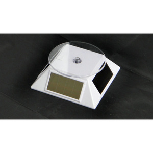 Solar Powered <b>Rotating</b> <b>Display</b> <b>Stand</b> For Jewelry Desktop ABS Plastic Customized Horizontal XRF 041 - Product Image 2