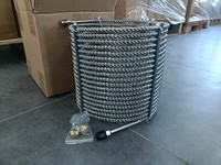 Échangeur de chaleur à serpentin de refroidissement en titane de haute qualité avec capacité de chauffage de 3,8 à 10 kW, certifié CE