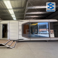 Maison mobile capsule spatiale avec cuisine et salle de bain Conteneur modulaire préfabriqué Petite salle capsule Maison capsule chinoise