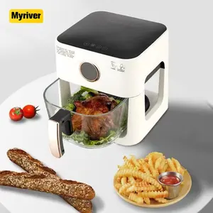 Myriver – friteuse à Air numérique sans huile pour poulet, Design moderne, grande capacité, avec 8 préréglages de cuisson