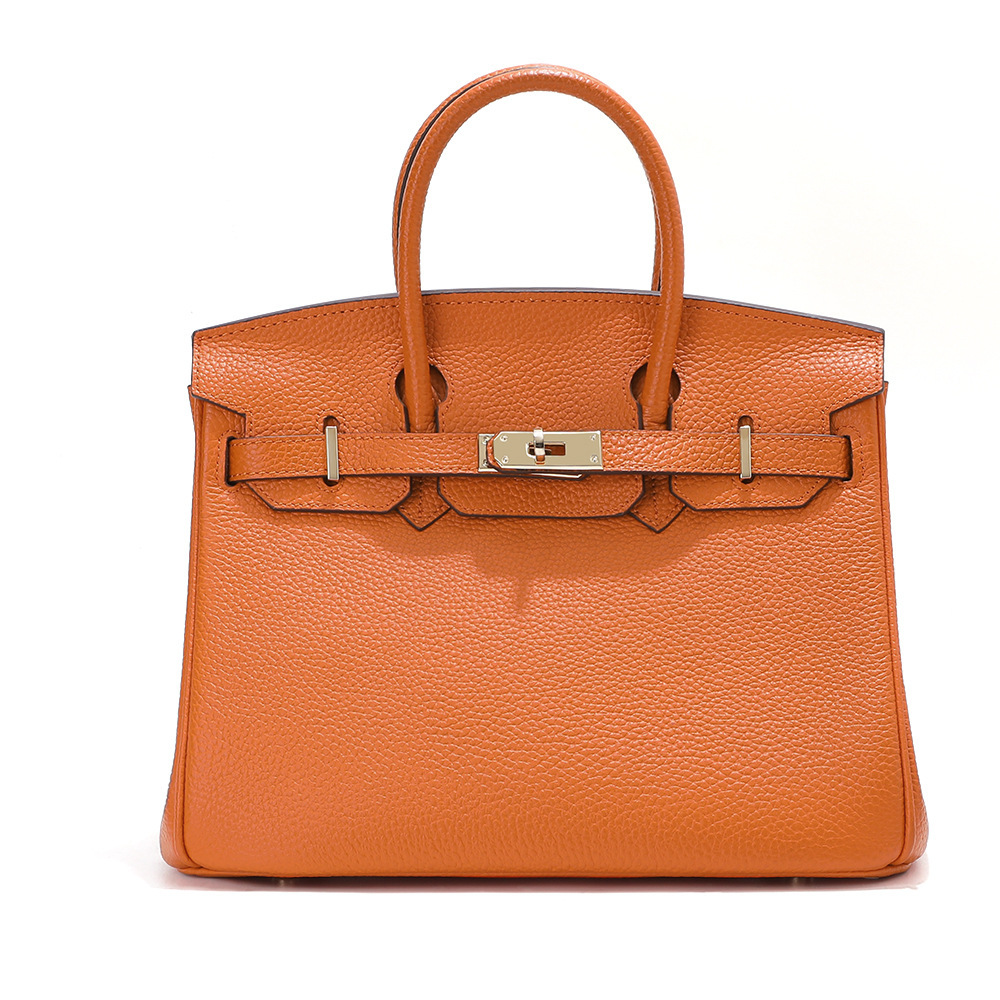 Orange gold buckle