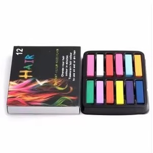 Lot de 24 Craies Capillaires Temporaires Lavables Non Toxiques, Kit de Peignes Colorants DIY pour Cheveux, Craies de Teinture Capillaire pour Enfants pour Halloween et Fêtes Costumées - Product Image 5
