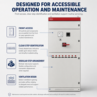 Armoire de commutation GGJ LV avec filtre harmonique passif et panneau de correction du facteur de puissance 50Hz/60Hz 400V IP30, courant personnalisable