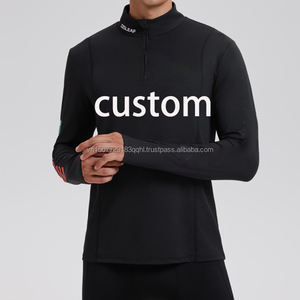 Conjunto Deportivo Unisex Otoño Invierno 2026, Manga Larga, Media Cremallera, Estampado, Secado Rápido, Transpirable, Top Ajustado, Pantalones Ajustados, para Entrenamiento y Running - Product Image 1