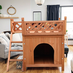SDD001, gran venta de perrera cálida de madera extraíble para perros, casa para mascotas, cueva con escaleras para gatos pequeños y medianos, perros - Product Image 3