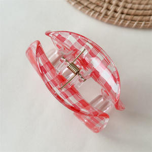 Pinces à cheveux en plastique acrylique transparentes pour femmes, petites pinces à cheveux pour cheveux épais - Product Image 3