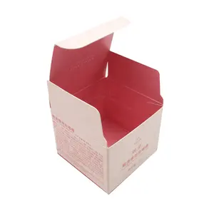 High Quality Foldable Luxury Paper Card Skincare Packaging Box Reverse Tuck End Cosmetic Box