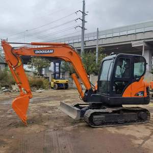 Mini-excavatrice sur chenilles Doosan DX60 d'occasion, 6 tonnes, bon état, moteur, système hydraulique complet, garantie 1 an, pompe hydraulique - Product Image 3