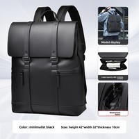 Nouveau Sac à Dos en Jean Rhombus à Double Bretelle Grande Capacité Imperméable en Polyester Unisexe pour Ordinateur Portable Tendance Collège