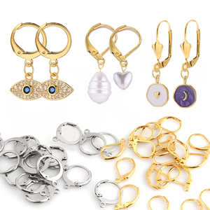 Crochet d'Oreille Hypoallergénique en Acier Inoxydable 316 pour la Fabrication de <span class=keywords><strong>Bijoux</strong></span>, Matériel de Boucles d'Oreilles Françaises Huggies en Gros - Product Image 5