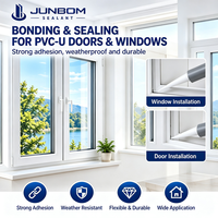 JUNBOM 9800 Mastic silicone structurel résistant au vieillissement pour structures métalliques, emballage personnalisé, durcissement neutre, durcissement à l'oxyme, RTV, OEM