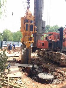 Mesin Pemasang Tiang Pancang DZ90A Palu Getar Listrik dengan Penjepit Tiang Pancang - Product Image 3