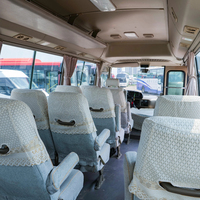Autobus Coaster d'occasion à conduite à droite de 19 places, fourni par des fabricants chinois, à vendre