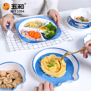 Wuhe Cinnamoroll Kids Melamine Tableware Set Cartoon Design For Children Dining - Product Image 2