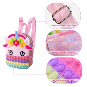 Sac à dos en Silicone pour enfants, anti-Stress, presse à bulle, accessoires sensoriels - Product Image 2