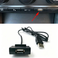 Adaptador de Instalación para Reproductor de Audio Skoda Octavia RCD510 RNS315, Cable de Conexión USB para Panel de Radio de Coche, Reemplazo del Orificio Original del Tablero