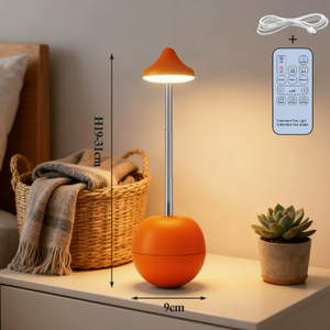 Green <b>Table</b> <b>Lamp</b> With Remote Control 9cm Base H19-31cm Indoor LED Light Plastic Cabinet <b>Wireless</b> Operation - Product Image 2