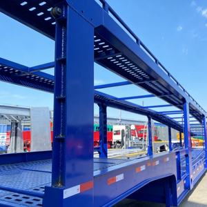 Semi-<span class=keywords><strong>remorque</strong></span> <span class=keywords><strong>porte</strong></span>-voitures à double étage à col de cygne, <span class=keywords><strong>2</strong></span> essieux, 7 voitures - Product Image 6