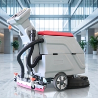 Laite Nouvelle Autolaveuse Autoportée 48V pour Entrepôt, Réservoir 40L/45L, Nettoyeur de Sols Industriel à Poussée Manuelle