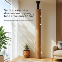 Arbre à chat et structure d'escalade de luxe, moderne, grand et classique, pour chats de grande taille, avec poteau à gratter épais en jute et bois massif