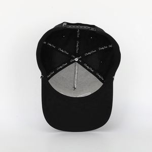 Casquette 5 panneaux tissée personnalisée OEM en gros avec logo brodé 3D, 100 % polyester, ajustable, toutes saisons, pour hommes et femmes, de haute qualité - Product Image 3