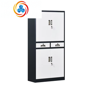 Armario de Acero Resistente, Mueble de Dormitorio de Estilo Moderno con Almacenamiento Metálico Seguro para Oficina y Hogar - Product Image 1