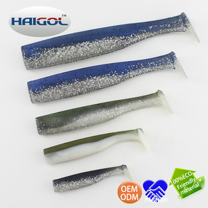 <span class=keywords><strong>Black</strong></span> Texas <span class=keywords><strong>Minnow</strong></span> 7cm 9cm 12cm 15cm 17cm leurres de pêche pour bar brochet Wobble appât souple sans mauvaises herbes <span class=keywords><strong>Minnow</strong></span> Shad Paddle Tail - Product Image 2