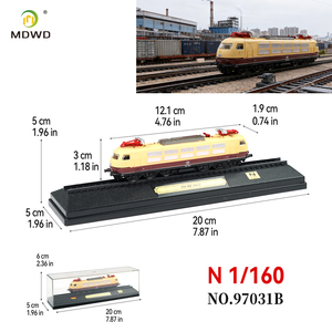 Locomotora de <span class=keywords><strong>Tren</strong></span> a <span class=keywords><strong>Escala</strong></span> <span class=keywords><strong>N</strong></span> 1:160, de Metal Fundido a Presió<span class=keywords><strong>n</strong></span>, con Vitrina Acrílica para Coleccionistas y Aficionados - Product Image 3
