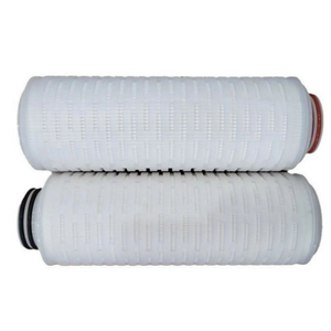 Elementos de filtro de PTFE de alto caudal Cartucho de filtro de aire de 40 pulgadas PTFE 0,01 micras para filtración de aire comprimido - Product Image 1