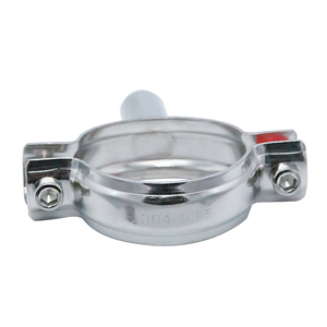 SMS 38.1mm 1 1/2 inch vệ sinh cấp vệ sinh cấp thực phẩm thép không gỉ SS304 áp suất thấp TH007 DIN Ống Móc Áo - Product Image 3