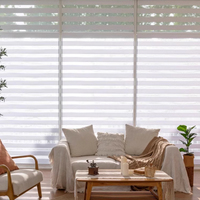 Persianas Zebra de Doble Capa, Translúcidas y Opacas, Tipo Día y Noche, Duraderas, Control Solar, Fácil Instalación, Ajuste Perfecto, Hechas a Medida