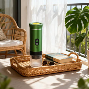 Máquina de café espresso portátil de alta calidad, pantalla de agua, cafetera recargable, taza de café de mano para viajar - Product Image 4