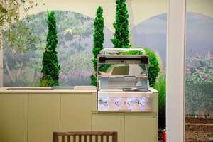 Juego Completo de Muebles de Exterior Modernos de Acero Inoxidable 304 con Acabado Lacado, Diseño Modular, Horno, Fregadero, Grifo <span class=keywords><strong>y</strong></span> Bisagras - Product Image 5