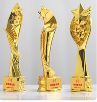 Trophée en résine plaqué or pas cher, personnalisable avec logo, pour la musique et la danse – Offre spéciale