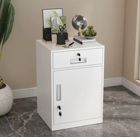 Armoire de classement en acier de petite taille au design moderne avec tiroir verrouillable et porte simple, mobilier de bureau pour l'école, l'entrepôt et le bureau