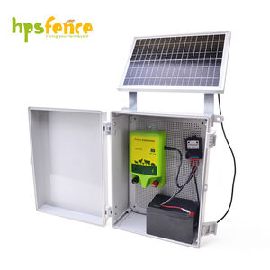 HPSFENCE Électrificateur de clôture solaire 2.0J haute puissance, chargeur de clôture électrique pour la protection des moutons et du bétail en ferme - Product Image 1
