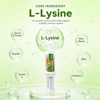 Scale Mark Applicator Gel L-Lysine pour le soutien immunitaire des chats, pâte nutritionnelle douce à usage quotidien pour chatons et chats adultes