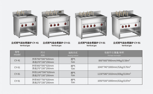Chuangyu gaz/électrique vente chaude cuisinière verticale électrique en acier inoxydable nouilles cuiseur à pâtes - Product Image 5