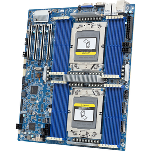 เมนบอร์ดเซิร์ฟเวอร์ GIGABYTE MZ73-LM2 รองรับซีพียู AMD EPYC แบบคู่ รูปแบบ E-ATX รองรับ DDR5 PCIe 5.0 10GbE 24-DIMM - Product Image 1