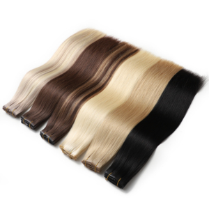 Extensions de <span class=keywords><strong>cheveux</strong></span> vierges russes invisibles sans couture de 14 à 24 pouces, best-seller 2026, nouvelles extensions à clips pour <span class=keywords><strong>cheveux</strong></span> <span class=keywords><strong>fins</strong></span> et fragiles, noir naturel - Product Image 2