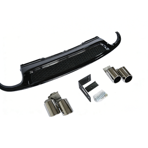 Difusor de Parachoques Trasero de Alta Calidad para Audi A4L 13-16 B8.5 - Product Image 4