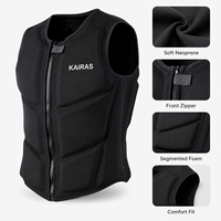 Gilet de sauvetage en néoprène personnalisé avec logo, pour adultes, surf, natation, protection contre les chocs, flottabilité, pour les sports nautiques et les activités de plein air