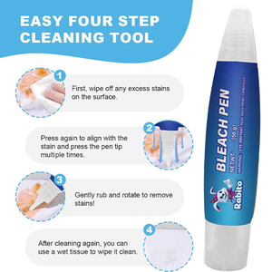 Détachant instantané magique pour le nettoyage des aliments et des boissons Chiffon blanc Impression <span class=keywords><strong>de</strong></span> logo personnalisé Stylo <span class=keywords><strong>de</strong></span> blanchiment <span class=keywords><strong>de</strong></span> décontamination en plastique - Product Image 5