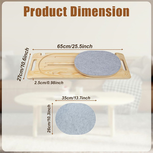 Zware houten patiëntenhulp voor verplaatsen, houten glijplank voor transfer - Product Image 3