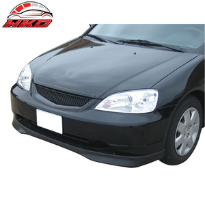 Alerón Delantero Estilo Type-R para Honda Civic 01-03, Divisor de Parachoques, PP de Alta Calidad, Accesorio Exterior - Product Image 3