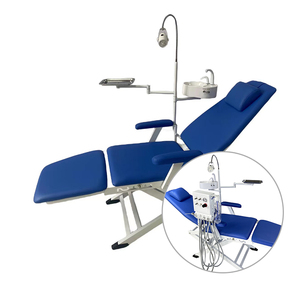 LK-A37B cina clinica <span class=keywords><strong>Mobile</strong></span> portatile pieghevole campeggio sedia dentale con luce vassoio sputacchina
