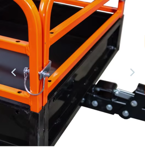 Remorque utilitaire à plateau plat robuste pour ATV, conception améliorée sur mesure OEM, polyvalente pour jardin et cour - Product Image 5