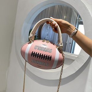 Bolsos de cadena con bola para mujer, marca famosa femeninas de bolsas de mano, de lujo de diseñador con personalidad, 2020 - Product Image 2